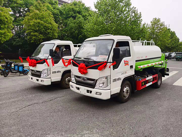 國六藍牌3噸灑水車